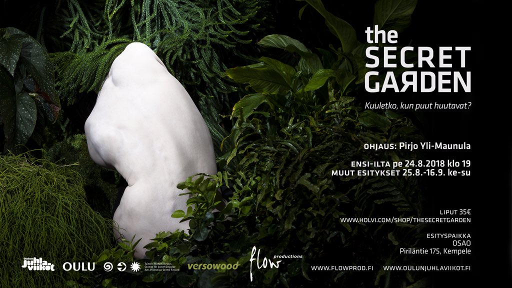 Flow Productions Less Than 3 Weeks To Premiere Get Your Tickets Soon There Will Be Only 30 Tickets For Each Performance Secretgarden18 Oulunjuhlaviikot Osao Kempele Flowprod T Co Cf0kfadp6m Twitter Flow Productions Less Than 3 Weeks To Premiere Get Your Tickets Soon There Will Be Only 30 Tickets For Each Performance Secretgarden18 Oulunjuhlaviikot Osao Kempele Flowprod T Co Cf0kfadp6m Twitter