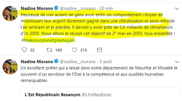 VFlibustier's tweet photo. Merci Nadine ! #Makeourplanetgreatagain https://t.co/7C3OjRIwbu