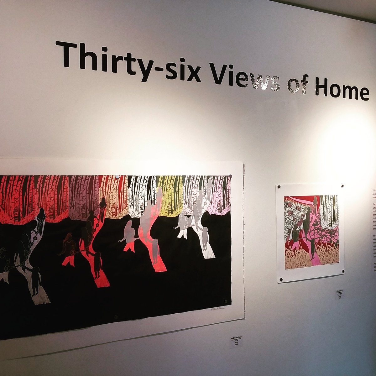 Can't wait to meet with the mother of woodblock prints in Rutland this weekend for her opening! #36ViewsofHome