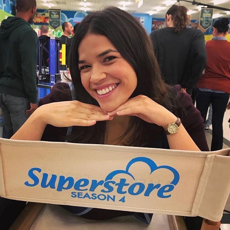 NBCSuperstore's tweet photo. Spotted: an angel in #Cloud9!💕

📷: @AmericaFerrera #Superstore https://t.co/TrynUgmb9F