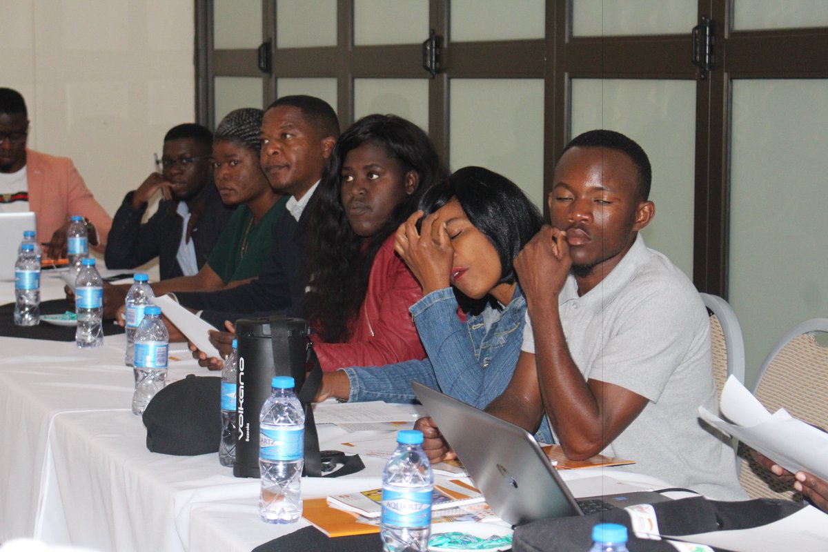 UNFPA_Namibia's tweet photo. Full house today at the Galaxy Hotel in #Ongwediva #Oshana Region as youth volunteers & representatives from youth SRHR agencies gathered for training on condom use & safe sex ahead of the official launch of the #CondomizeCampaign. https://t.co/G8ezOZ7hT0
