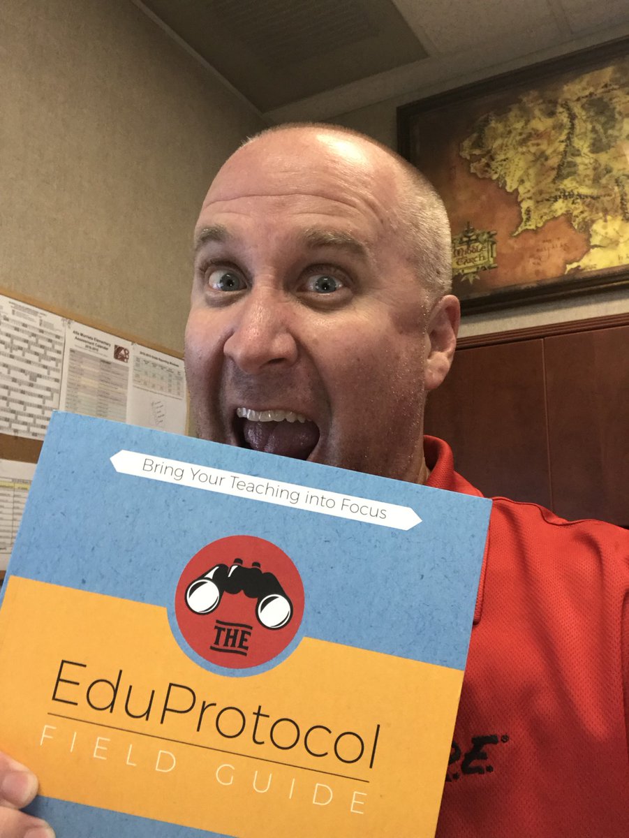 Thank you, @jcorippo, for the signed copy of #EduProtcols!And thanks to @CoriOrlando1 for hand-delivering it to my school today! You both rock! Can’t wait to dive in!