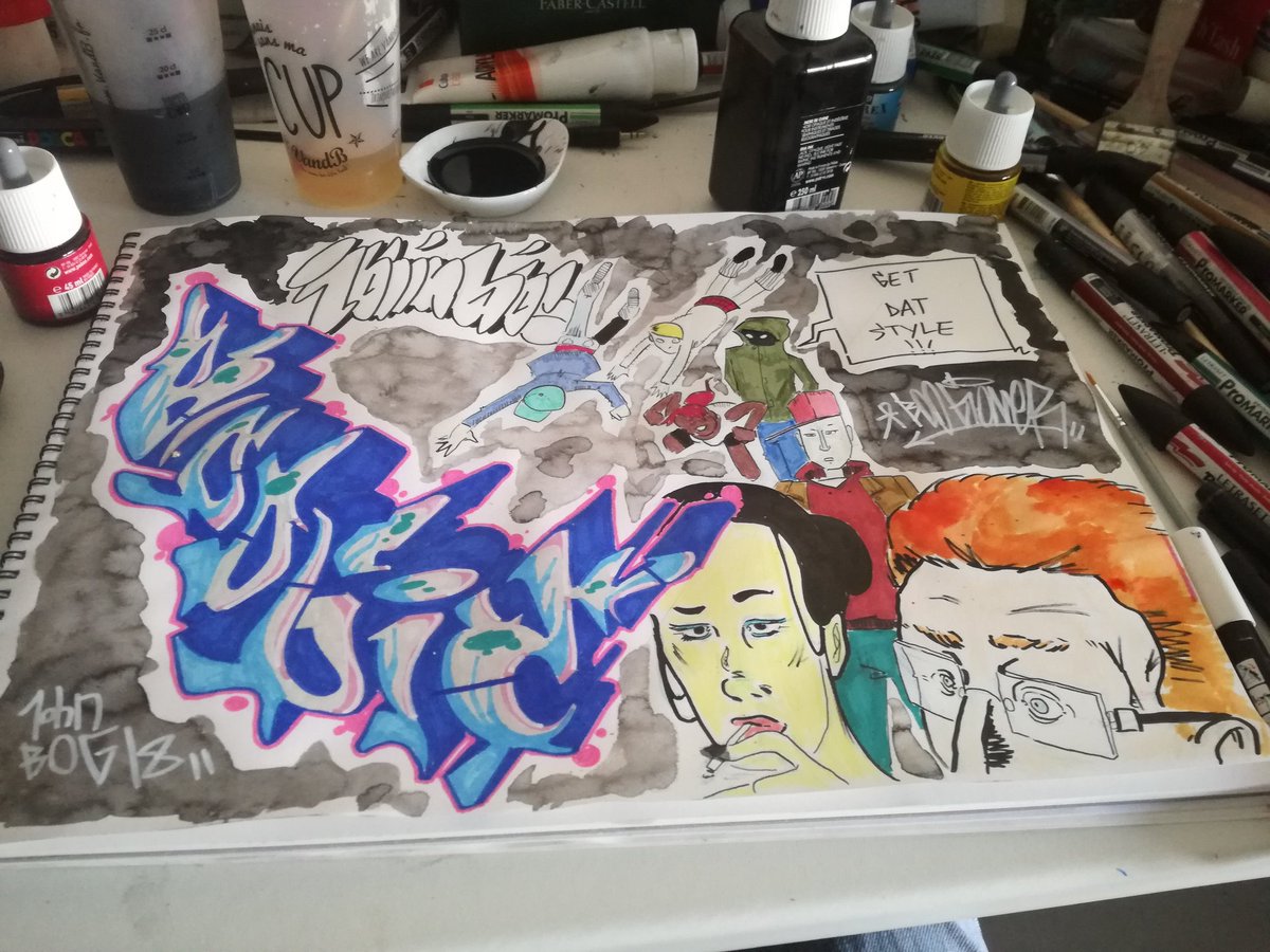 johnbogkennedy's tweet photo. #graffiti #artwork #sketchbook https://t.co/4uv8cRabyj