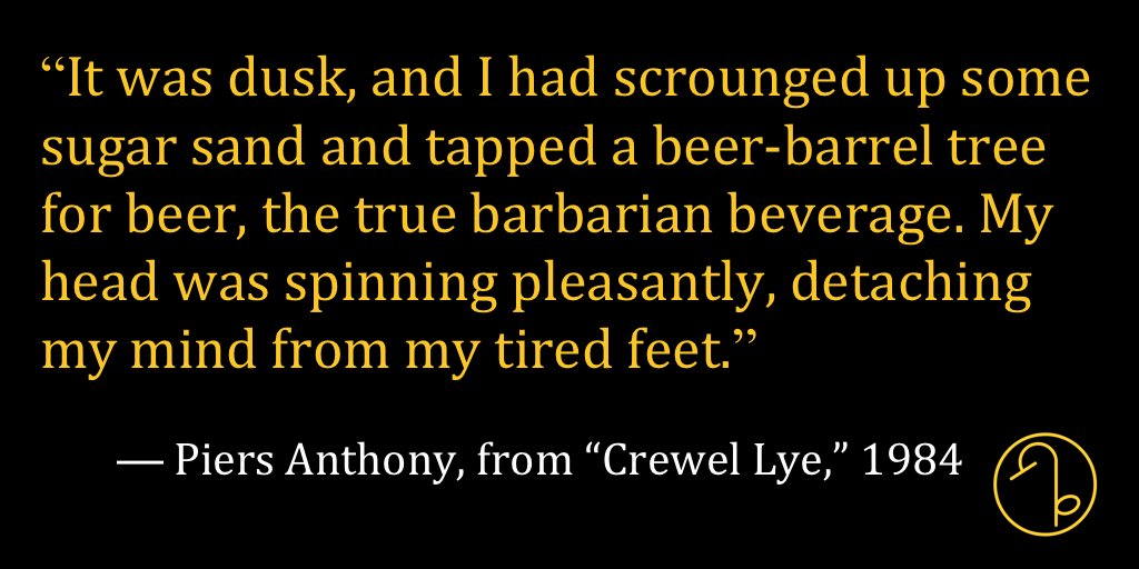 Happy Birthday English-American science fiction and fantasy author Piers Anthony (August 6, 1934- ) 