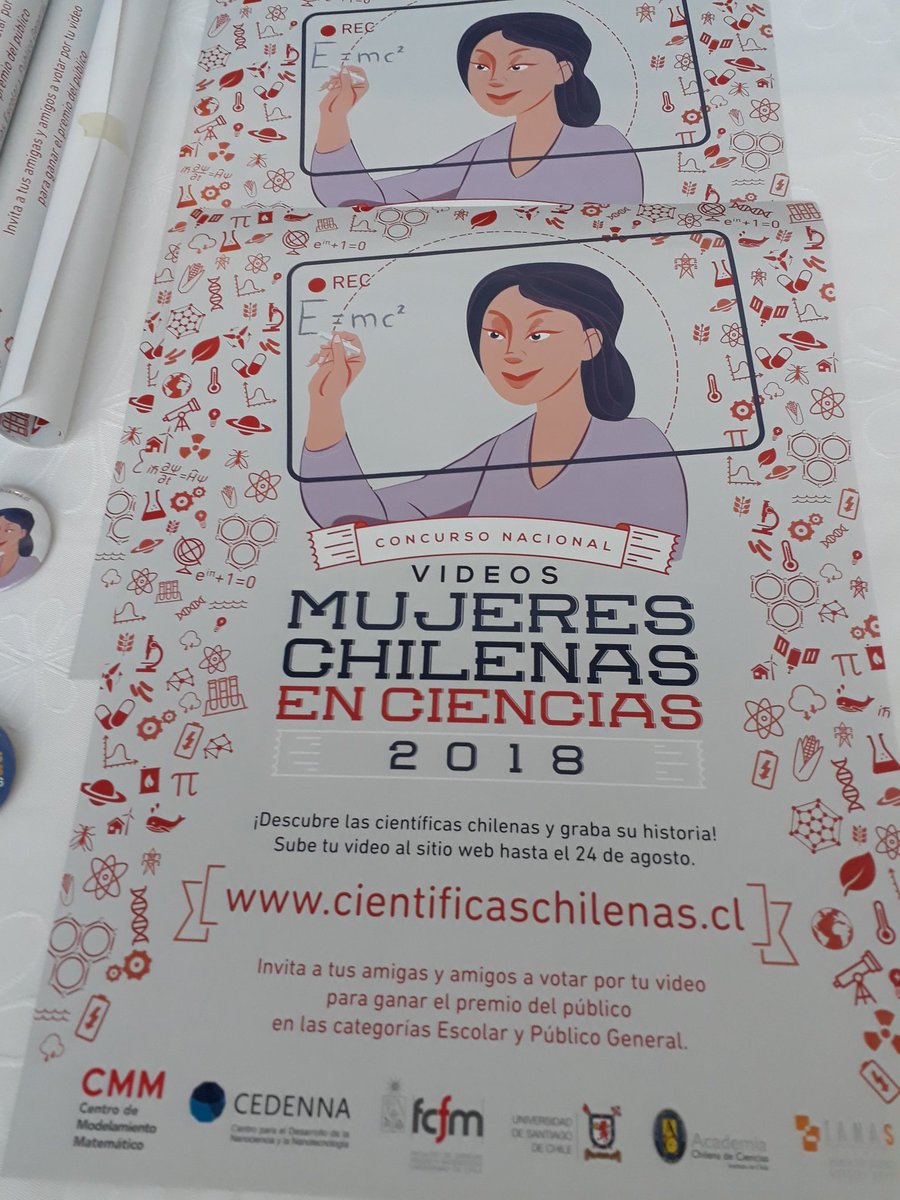 CEDENNA's tweet photo. @chilenasciencia presente en la feria nanotecnológica de #Pronano 2018 @CEDENNA @usach. https://t.co/kuLNlWJ3En