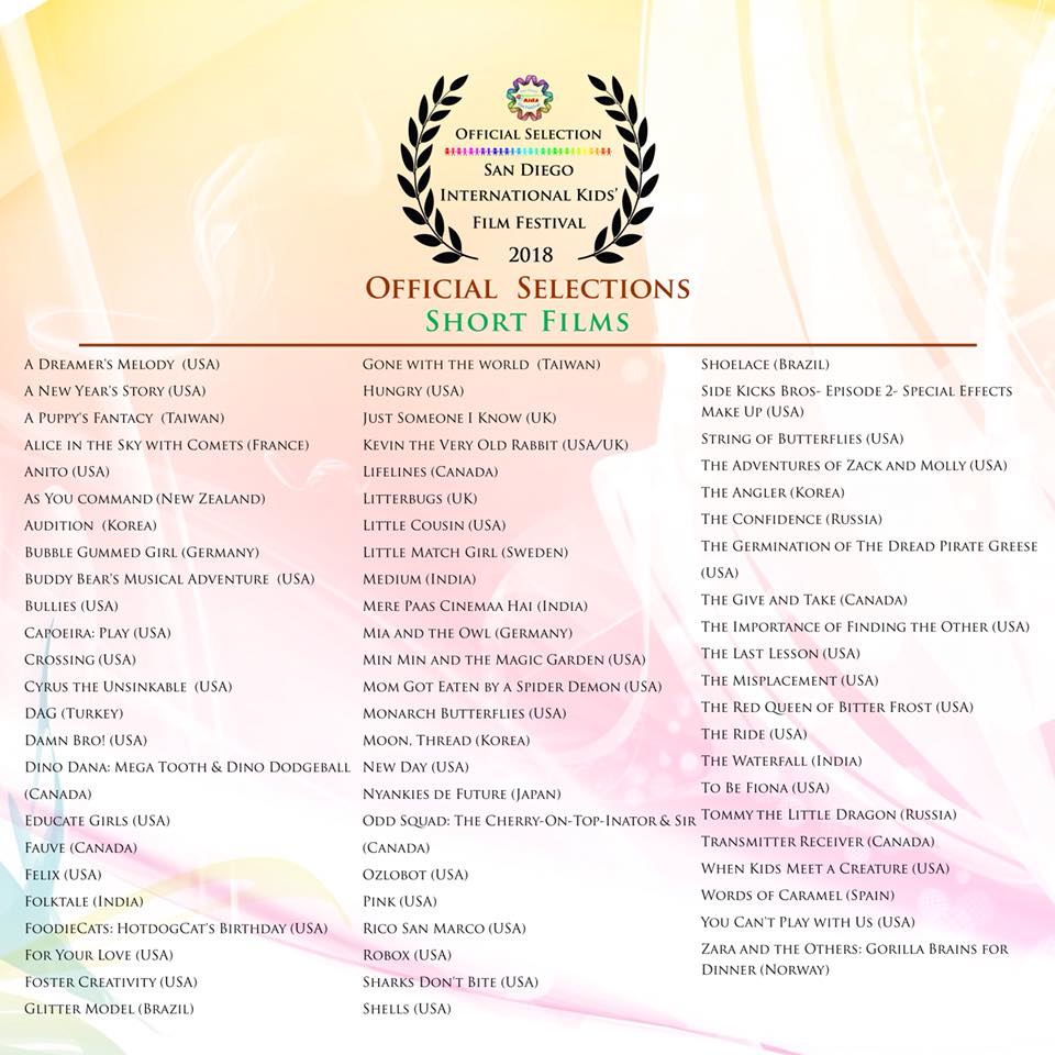 MadwerkzStudios's tweet photo. And the hits keep coming in! Proud to announce that Capoeira Play has been officially selected for the 2018 San Diego International Kids Film Festival. #madwerkzstudios #sdikff #film https://t.co/pE3xvRlEU6