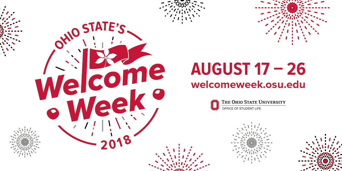 Student Life At Ohio State On Twitter Welcome Week Is Just Around The Corner We Can T Wait For All The Fun From Move In Day To Sifair And Frenzy2018 To Our Mcc Osu S Programs