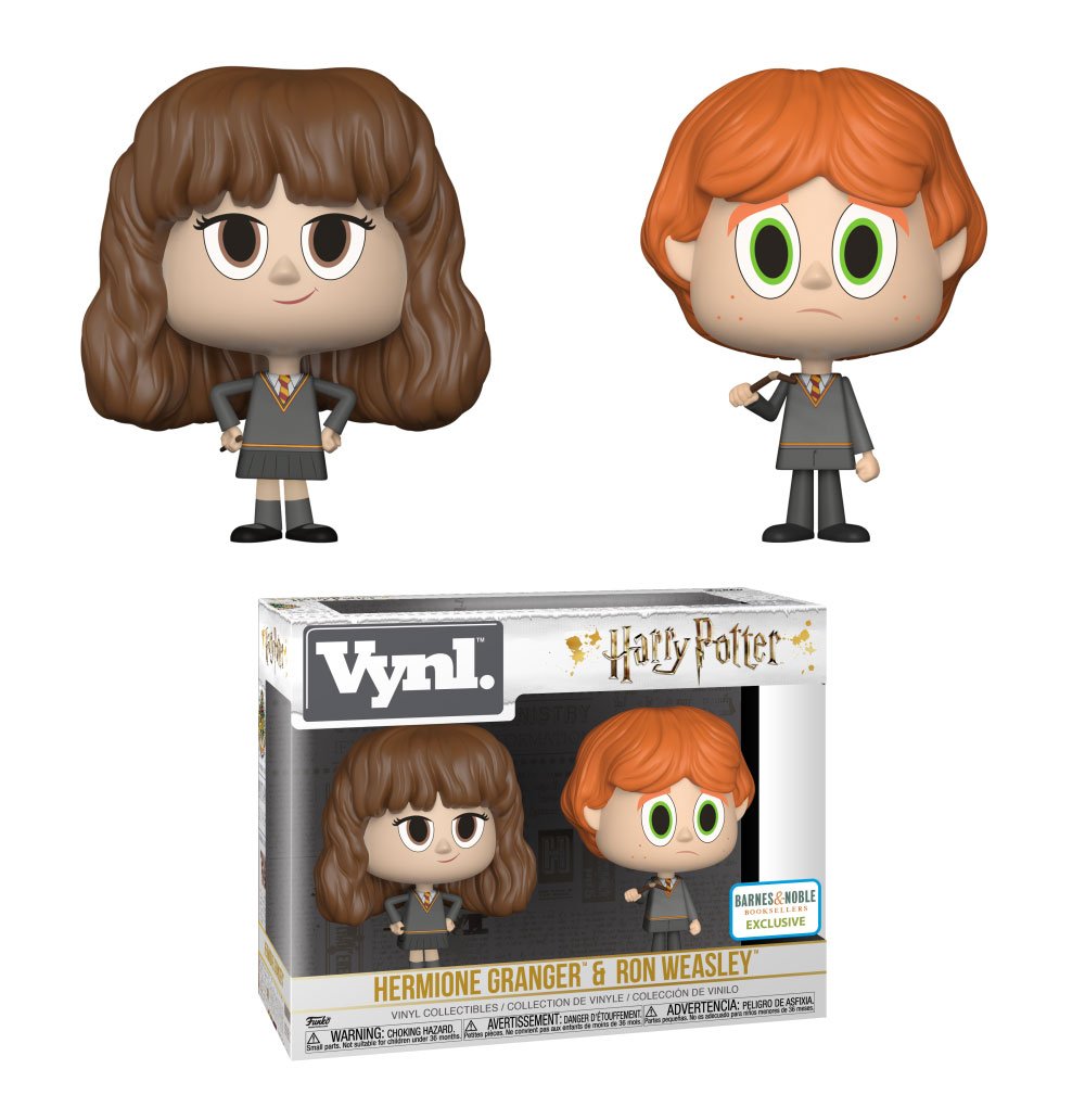 Funko's tweet photo. RT &amp; follow @funko for a chance to WIN a Harry Potter Hermione Granger + Ron Weasley Vynl. 2-Pack. https://t.co/MM9vnQBvZV