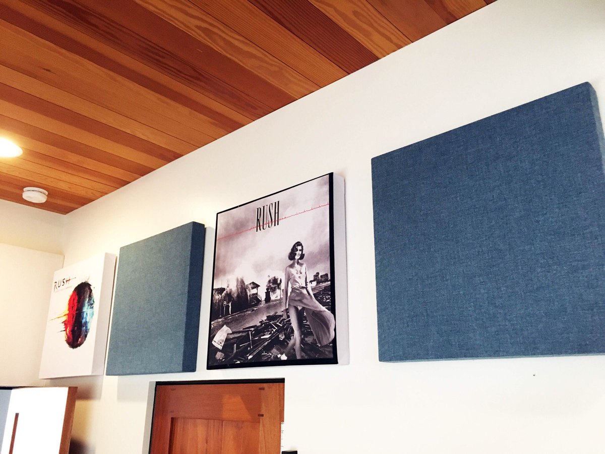 These awesome custom printed panels turned out really cool. Featuring the covers of Vapor Trails Remixed and Permanent Waves by Rush. 
#recording #recordingstudio #studio #vinyl  #music #rush #classic #rushband #vaportrailsremixed #permanentwaves