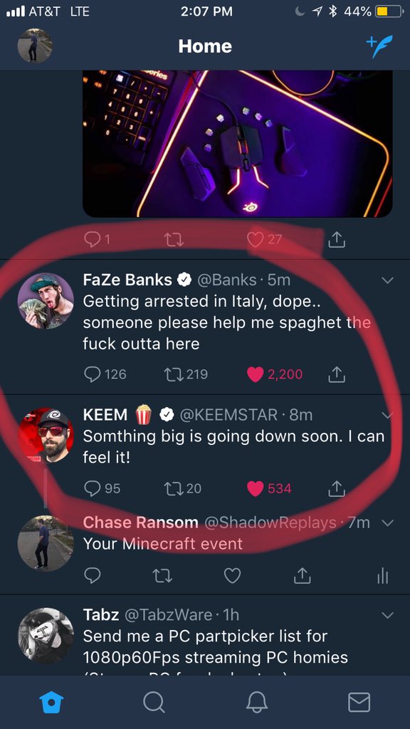 chaseransom77's tweet photo. @Banks Keem said something big would happen https://t.co/9OTBvuBwgi