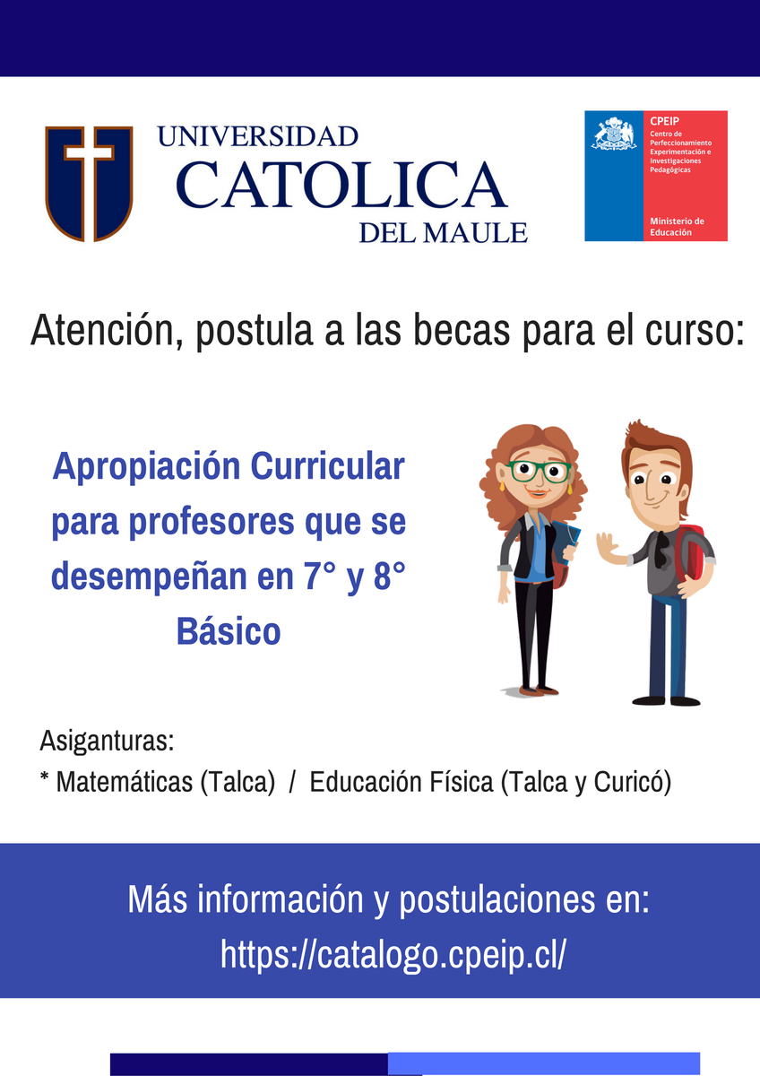 FACED_UCM's tweet photo. ATENCIÓN! En este enlace puedes postular a becas de importante curso:
https://t.co/tG9WbjEmpM #CPEIP #profesores #curso #Maule #postitulos #UCM #TuUniversidad @ucatolicamaule https://t.co/SAbOcjDga4