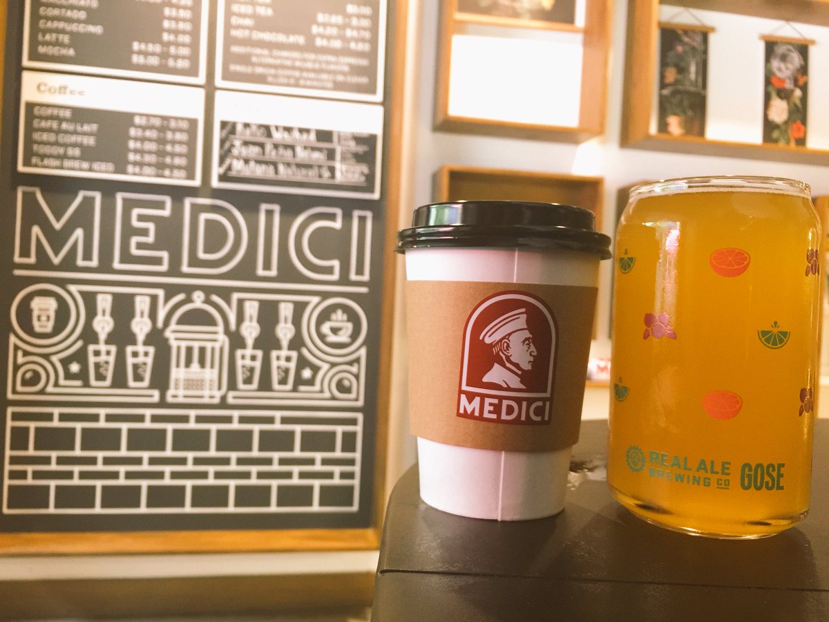 RealAleAustin's tweet image. Congratulations, you survived Monday! 

Come reward yourself with a Lime Gose at Caffe Medici on South Lamar and keep the glass for free! #caffemedici #beerandcoffee #pintnight