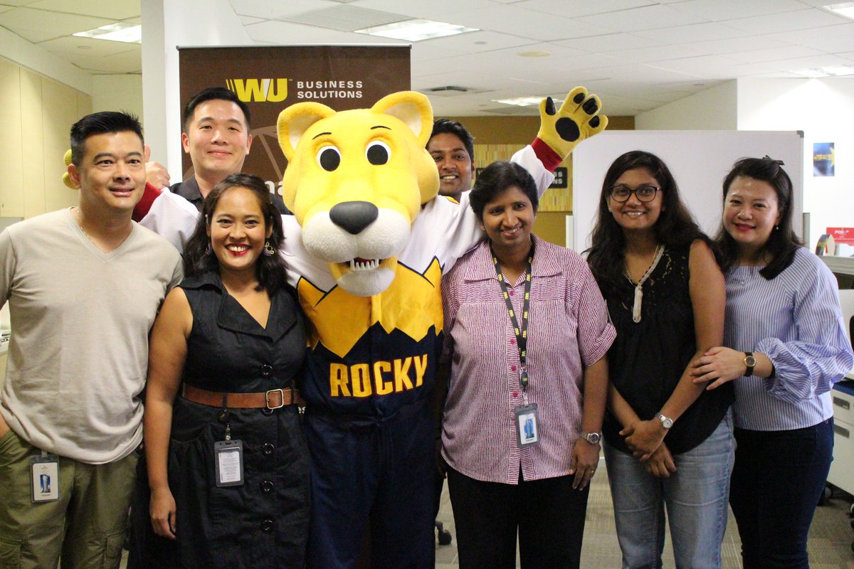 SuperMascot Rocky paid a visit to our partners at WU Malaysia over the weekend!