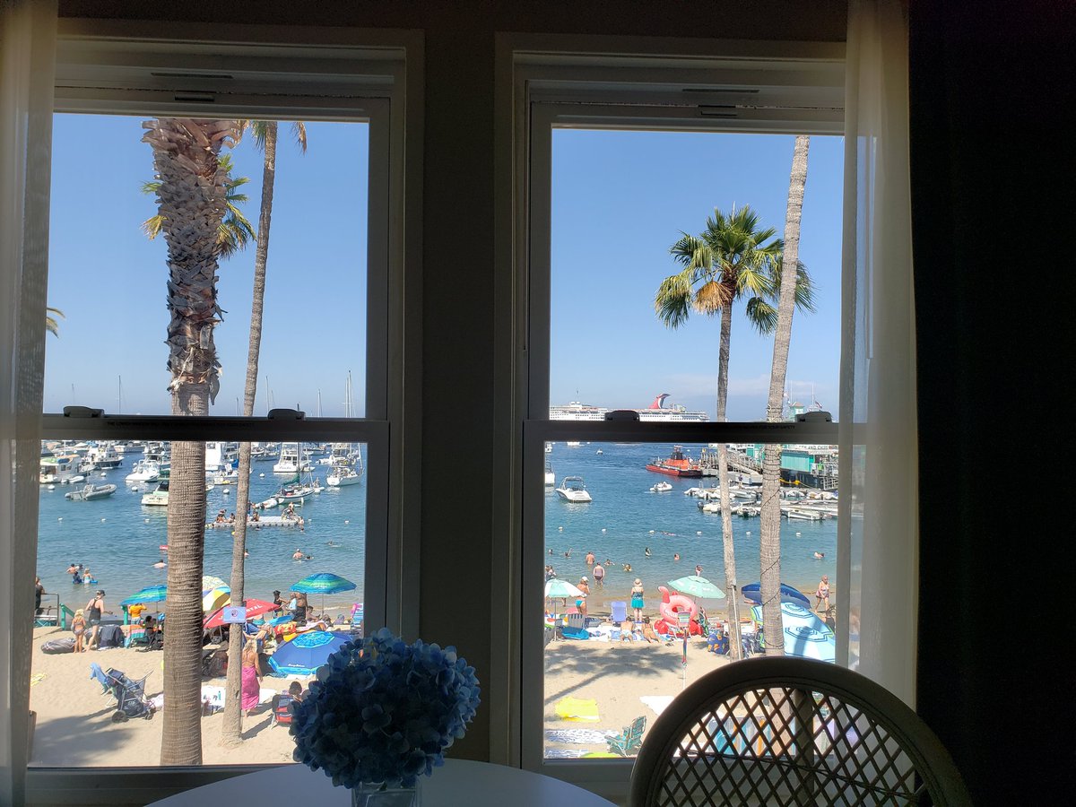 Catalina with the lady