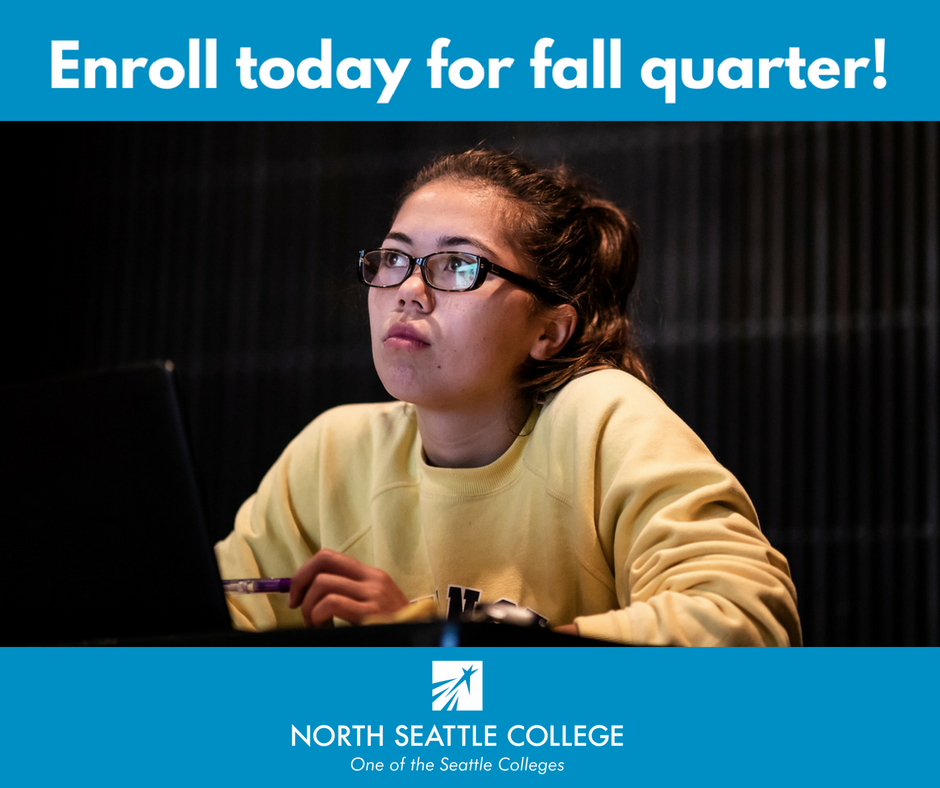 NorthSeaCollege's tweet photo. Summer got you daydreaming? Make it real and enroll for fall quarter at NSC today! Explore programs and enroll at https://t.co/ygEuW7XS1a. #northseattlecollege #fallquarter2018 #enrolltoday #makeitreal https://t.co/3lWelI094p