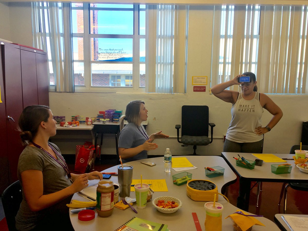 Day #2 of planning with teachers. Established planning and classroom expectations to get the year started off right. Also realized first hand the importance of choosing the right words and asking the right questions. #stopguessingwhatsinmyhead #takeflight