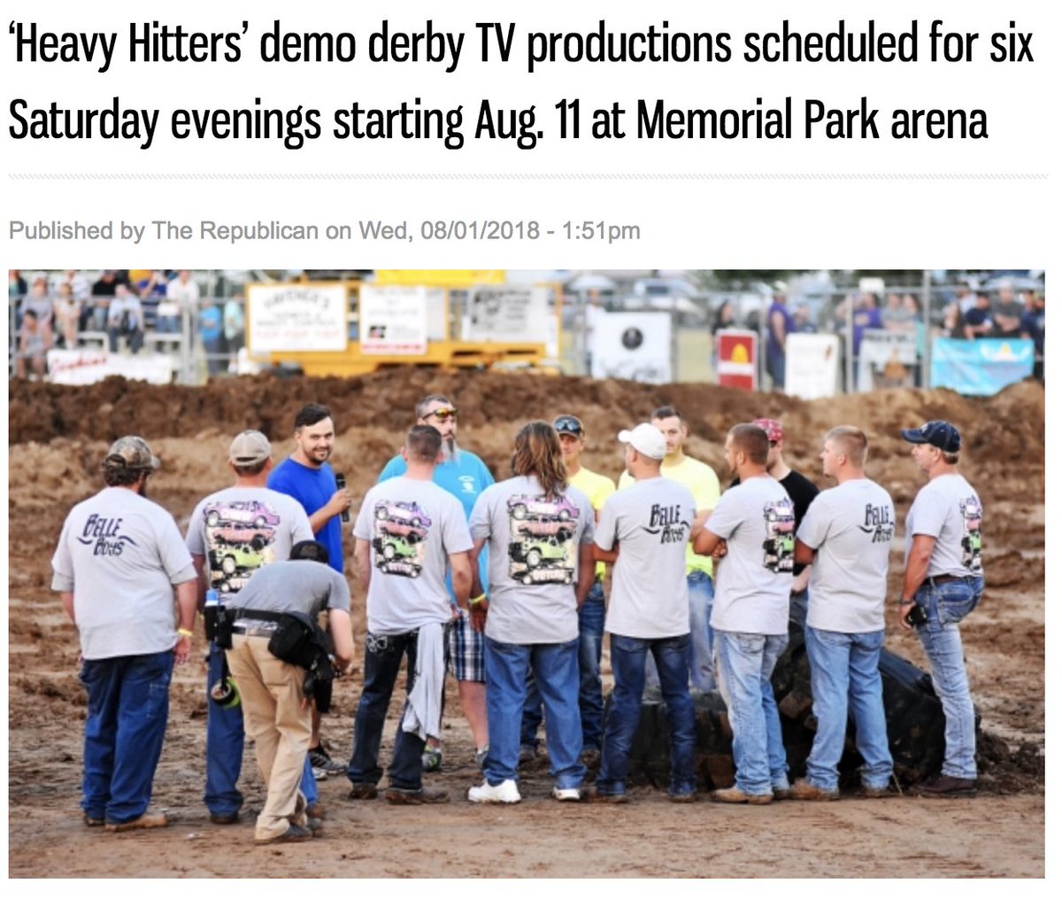 BelleDemolition's tweet photo. We're in the paper! #BelleDemolitionChallenge #Missouri 

https://t.co/kvFqk9M6C1 https://t.co/TcDzzxMfU8