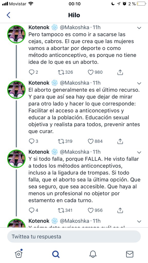 Lo mejor y más serio que he leído en Twitter acerca del aborto #YoAborte