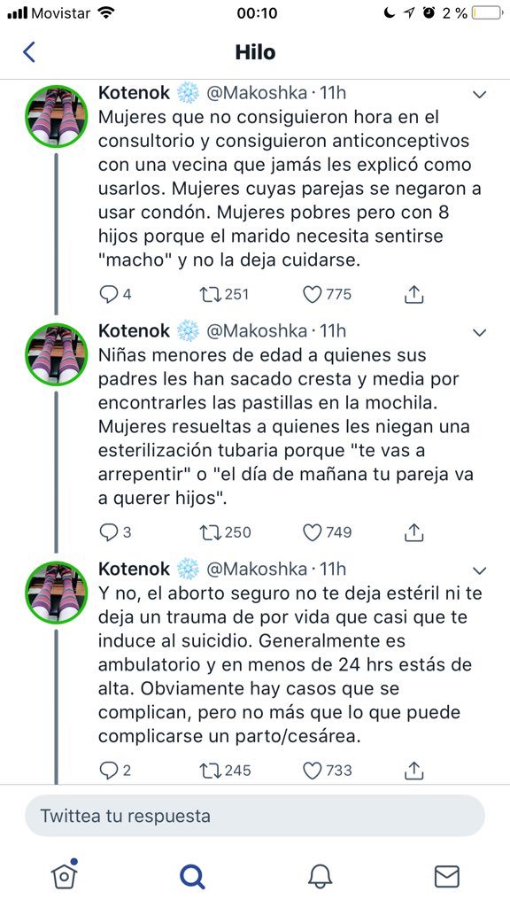 alebossio's tweet photo. Lo mejor y más serio que he leído en Twitter acerca del aborto #YoAborte https://t.co/ciL2czX40j
