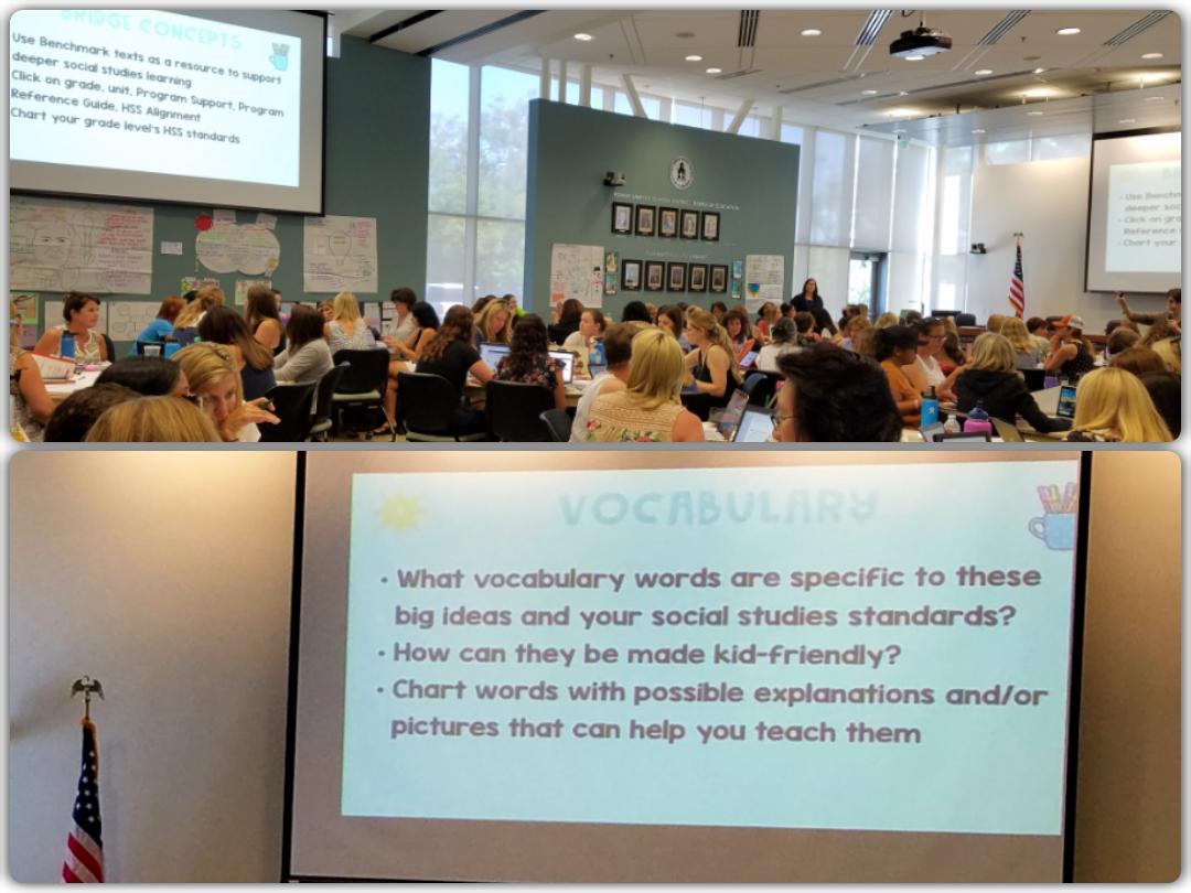 IAmDarshPatel's tweet photo. Amazing dedication to our students by @PowayUnified kindergarten teachers - summer in service on Benchmark Curriculum instruction. #teampusd https://t.co/AQyfsQXjve
