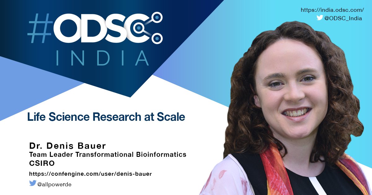 allPowerde's tweet photo. Join me at @ODSC_India to hear the latest analysis techniques in my Keynote "Life Science Research at Scale", as well as how to "Crunch Data and Deploy Serverless Architecture the Smart Way" in my Workshop. https://t.co/FtUJFMdCME #keynote #lifesciences #datascience https://t.co/khCqNVhIfj