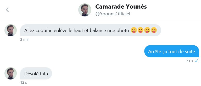 YoonnsOfficiel's tweet photo. Apparemment le YouTubeur Yoonns aurait harcelé des dizaines de jeunes filles sur Twitter en mettant en avant sa notoriété #BalanceTonYoutubeur https://t.co/IimsMq86d0