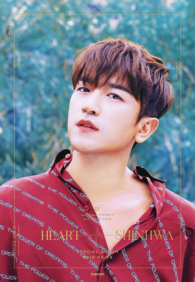 ShinhwaCompany's tweet photo. [NOTICE]
SHINHWA TWENTY
ALL YOUR 2018

SHINHWA HEART

ALBUM CONCEPT PHOTO MINWOO https://t.co/2hbDyayp6p