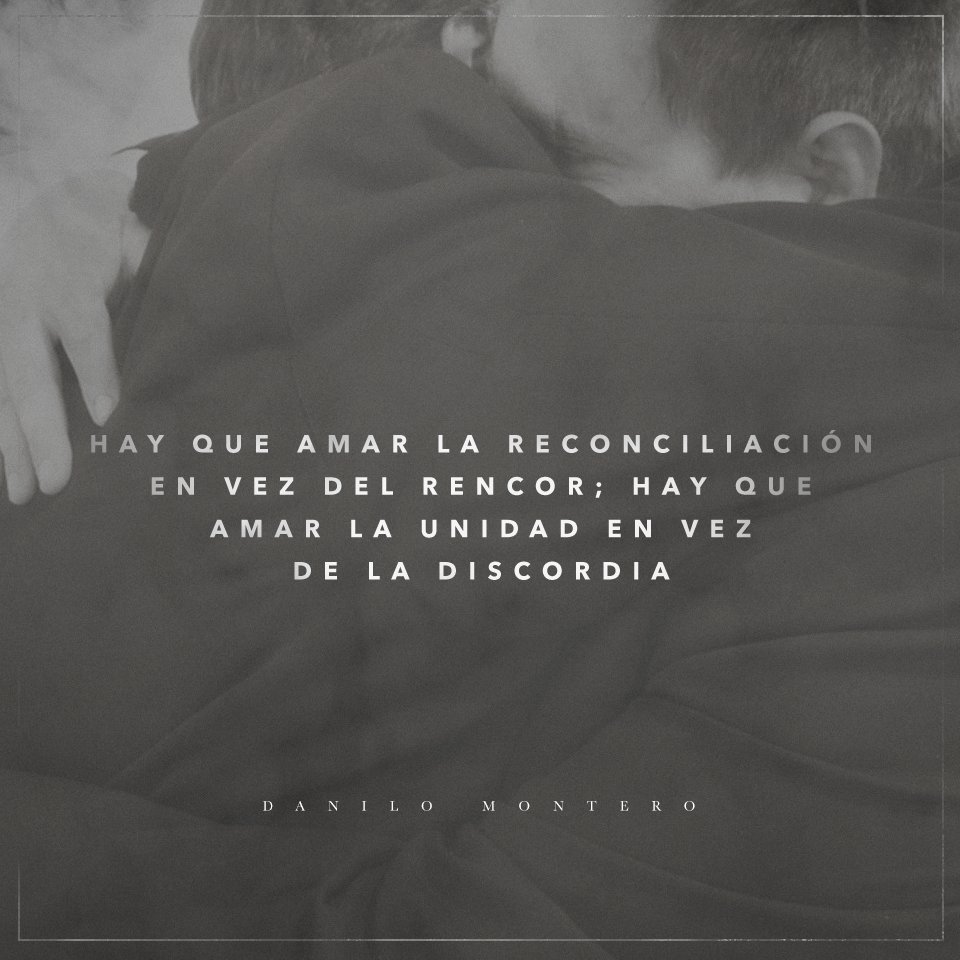 «Por lo tanto, esforcémonos por promover todo lo que conduzca a la paz y a la mutua edificación» — Romanos 14.19 (NVI)

#BenditoAquelQueReconcilia