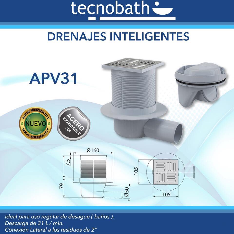 _tecnobath_'s tweet photo. ¡Olvídate de los malos olores! Conoce nuestros nuevos sistema de drenajes inteligentes para tu espacio. #Tecnobath #Drenaje #Interiores #Innovación #Nuevo https://t.co/B5jfh6ev74