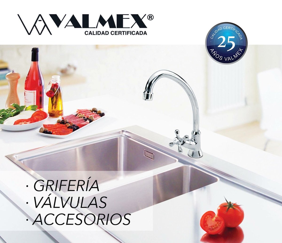 Valmexmx's tweet image. ¡En Valmex tenemos los mejor para tu cocina! Visita nuestra página covam.com.mx y obtén los mejores materiales para tu hogar. #Cocina #Grifería #Materiales #Acabados