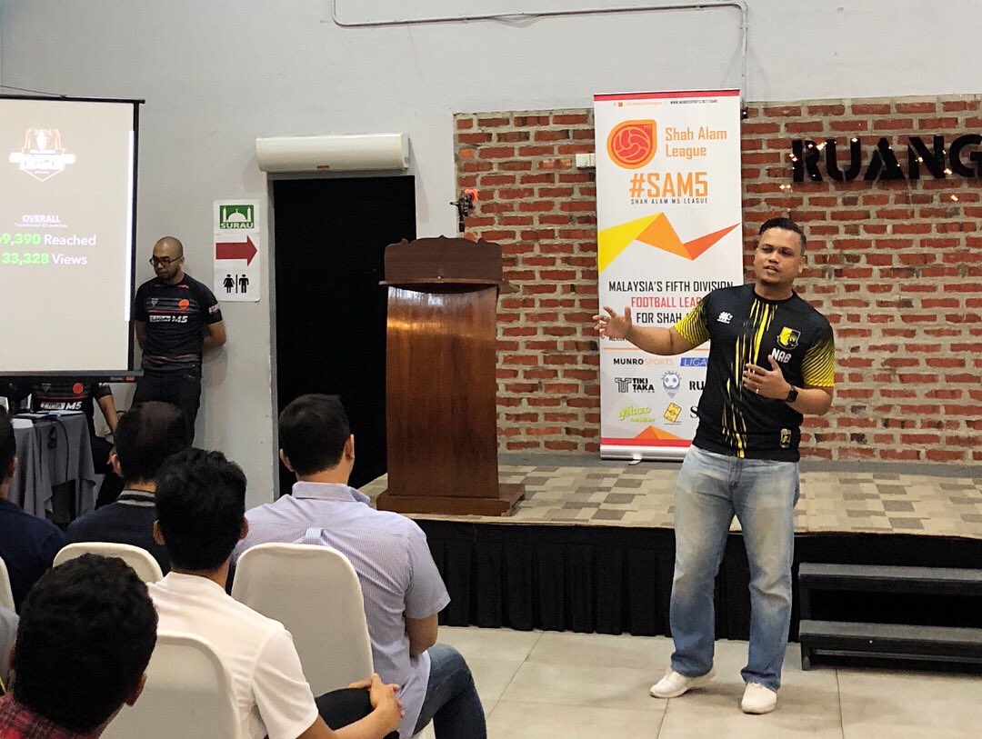 Blublack_Prod's tweet photo. #teamblublack has always been about sports. Hence we are delighted to be involved in the Live Stream of selected matches for the  #SAM5 
#sportsproduction
#livestreaming 
#socialfootballmalaysia https://t.co/x0lJh2Tned