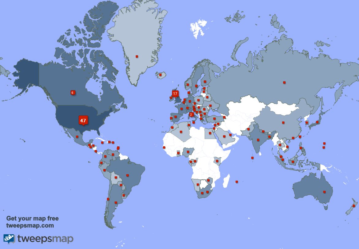 I have 4 new followers from UK., and more last week. See tweepsmap.com/!GuitCast