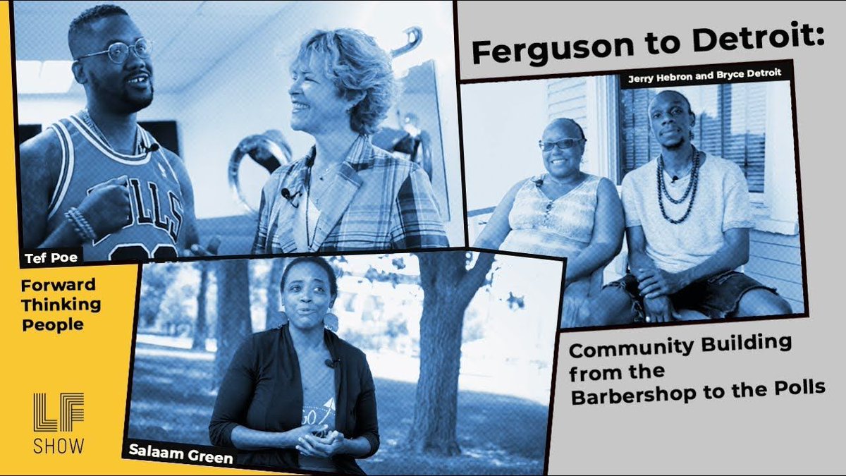 NewEconomics's tweet photo. Transmission from #CommonBound | Ferguson to Detroit: Community Building from the Barbershop to the Polls https://t.co/hD5io4wHUU via @TheLFShow https://t.co/Xkgl99S7RI