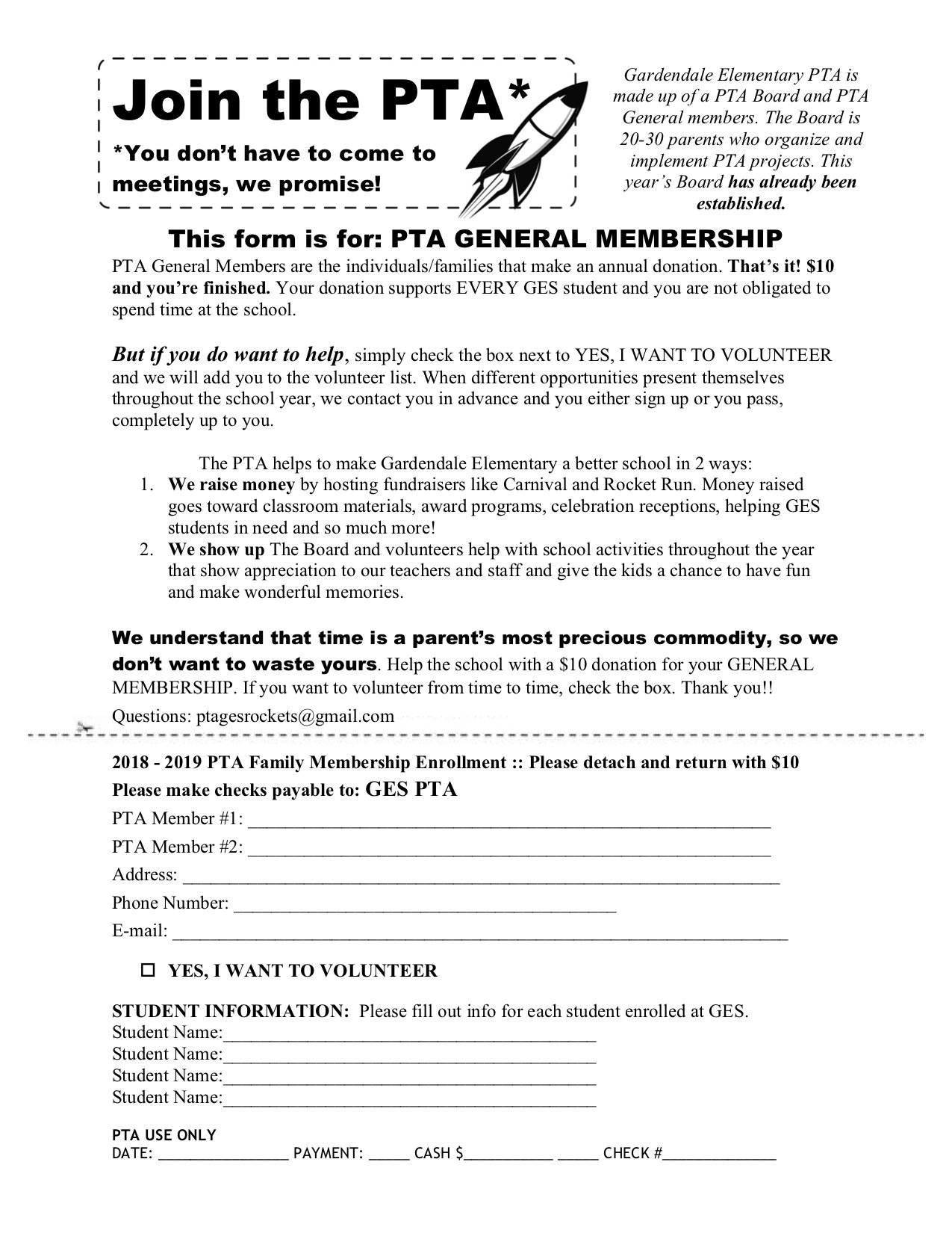 GES PTA on Twitter "Can't find your form? No problem! Send your 10