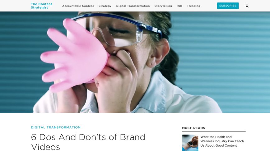 Candid_Content's tweet photo. Video may be one of the most viewed types of #content but it’s also one of the hardest. See the 6 Dos and Don’ts of #brand videos via @contently https://t.co/NnMbxpNrnC https://t.co/Q0lcm0ZiP3