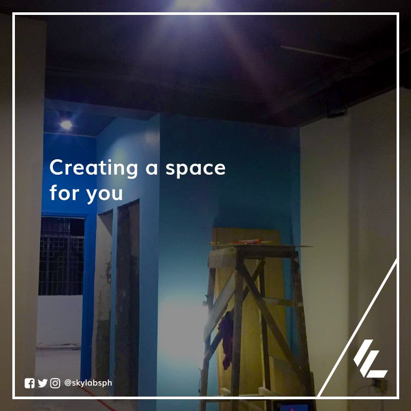 skylabsph's tweet photo. The space where you and experts meet. Coming Soon!
#skylabsph 
#forthestudents 
#bythestudents https://t.co/RCpmPlniZP