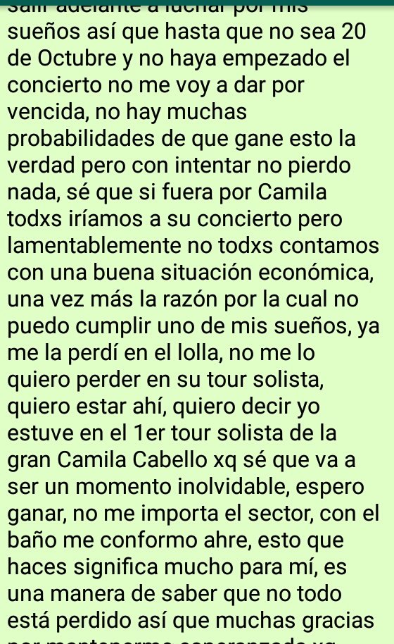 rosesxxtae's tweet photo. @L4URENFASO ME AYUDARÍAN CON UN RT, ES PARA PODER VER A  MÍ ÍDOLA POR FAVOR  
UN RT = UNA OPORTUNIDAD DE CUMPLIR MI SUEÑO
Camila es alguien súper importante en mí vida sería hermoso poder escuchar su hermosa voz en vivo y poder escuchar canciones tan importantes que me marcaron muchísimo 💜 https://t.co/bIbVtXLxFl