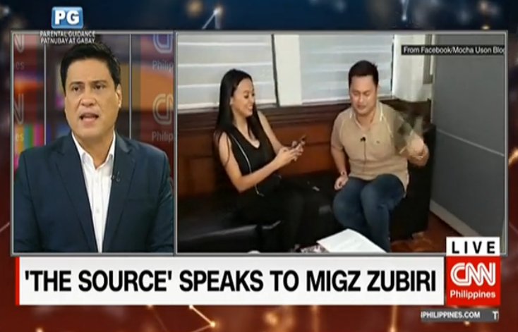 newswatchplusph's tweet photo. Zubiri on Mocha Uson's federalism video: She knows what she did is controversial. The topic shouldn't have been animated that way | #TheSource live https://t.co/CaczwF9CtH https://t.co/oMGQkU8dhC