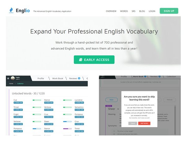 EnglioApp's tweet image. Englio V2.0 is here !  Sign up now at englio.io and start learning awesome words such as: &quot;Omit&quot;, &quot;Alas&quot;, &quot;Meticulous&quot;, &quot;Discrepancy&quot; !
#AdvancedVocabulary #Vocabulary #DifficultWords #Englio