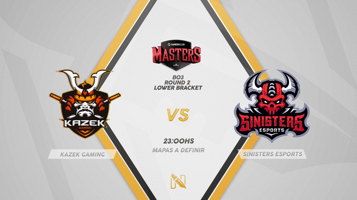 NotiCSGO's tweet photo. @GamersClubBR @malvinas_gaming @evilvice_esport @gatitoatg @648fps @franssjcs @kissmyasscs @decov9jse @NicolasPavolini @akazetaa @rochet1g @t1ofps @LEERROY_ @farazincsgo @KazekEsports @SinistersGG 🏆 @GamersClubBR Masters 
🆚 @SinistersGG 🇦🇷 vs @KazekEsports 🇨🇱 
⏰ 23:00hs
🗺 Cache, Mirage &amp; Dust 2 
📺 Sin confirmar.
👤KAZ: @elemeNtt2000  #Byrf @gr3epsCS  @KGVickt0r &amp; #Sigl0ff
👤SIN: @ramuljascs, @ezekunnnn, @peqexino, @fuelent94 &amp; @Jotita_Be. https://t.co/2Lfzct6DPQ