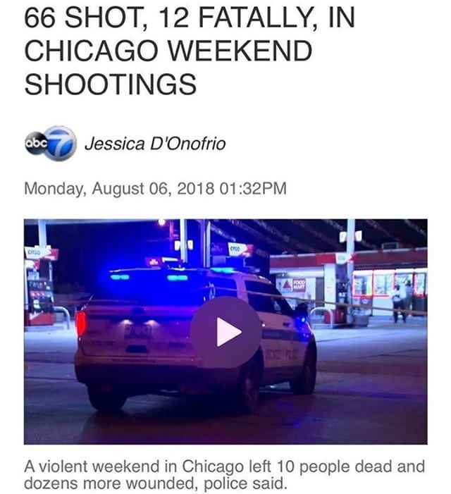 1776United's tweet photo. What a violent and unfortunate weekend in Chicago. The city with some of the strictest gun control laws in the nation. 🙄
—
#guncontrol #doesntwork #neverhas #molonlabe #1776united https://t.co/1PdSwz7HqP https://t.co/hdKd0hC0NZ