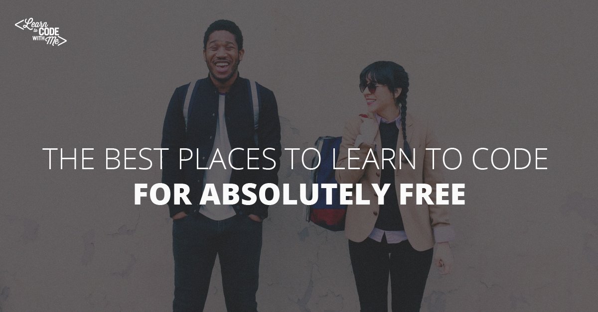 learncodewithme's tweet photo. Don't miss this list of 71 places where you can learn to code…for *free*! https://t.co/BJnc8W7swg https://t.co/7mOjPhYRj8