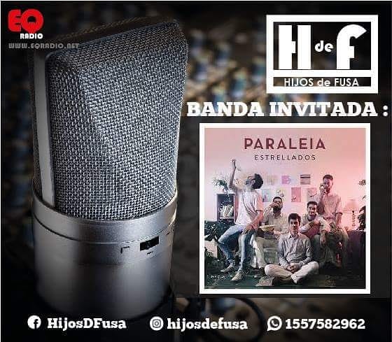 Este miercoles en #HijosDeFusa nos visita los genios de <a href="/paraleia/">Paraleia</a> !!. Asiq se viene un programón y No se lo pueden perder!!!... 🎶🎶🎶