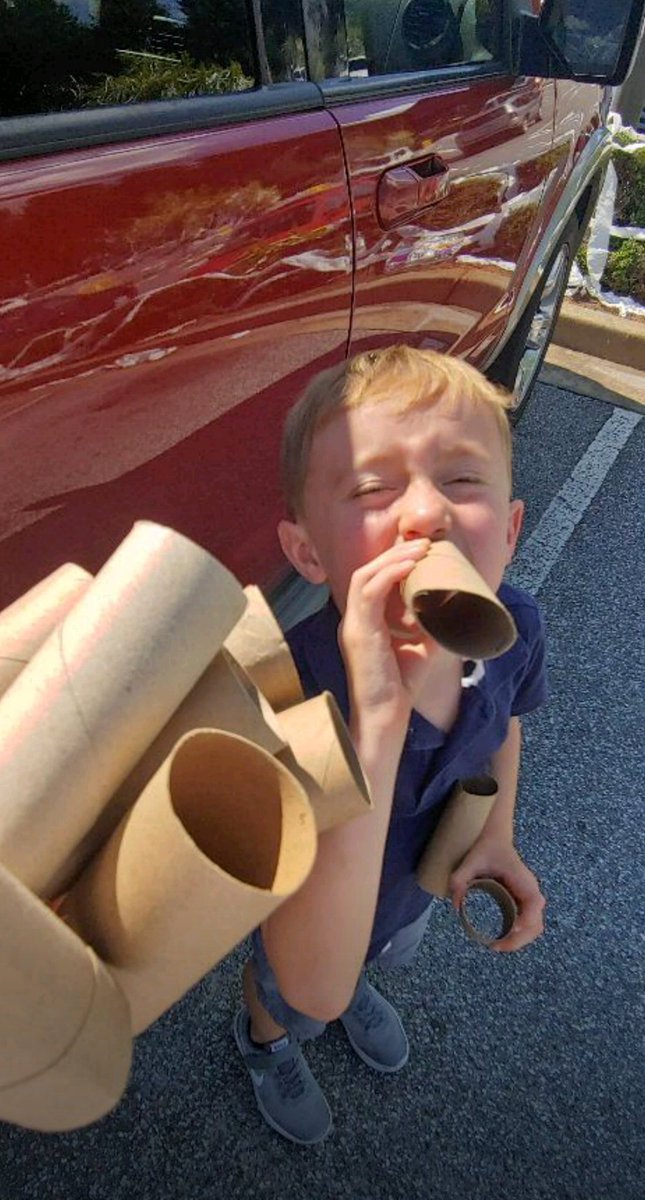 lyonsdenfamily's tweet photo. Class of 2033 is ready to roll! Jordan collected tp rolls to use for prek crafts @MCS_EarlyLearn. It was his idea! #recycle #tptradition 💙 @MariettaCitySch @MariettaGAhs https://t.co/uSF3AJ8ifa