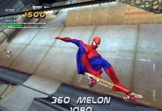 Spider-Man in Tony Hawks Pro Skater 2 on the PS2 : r/Spiderman