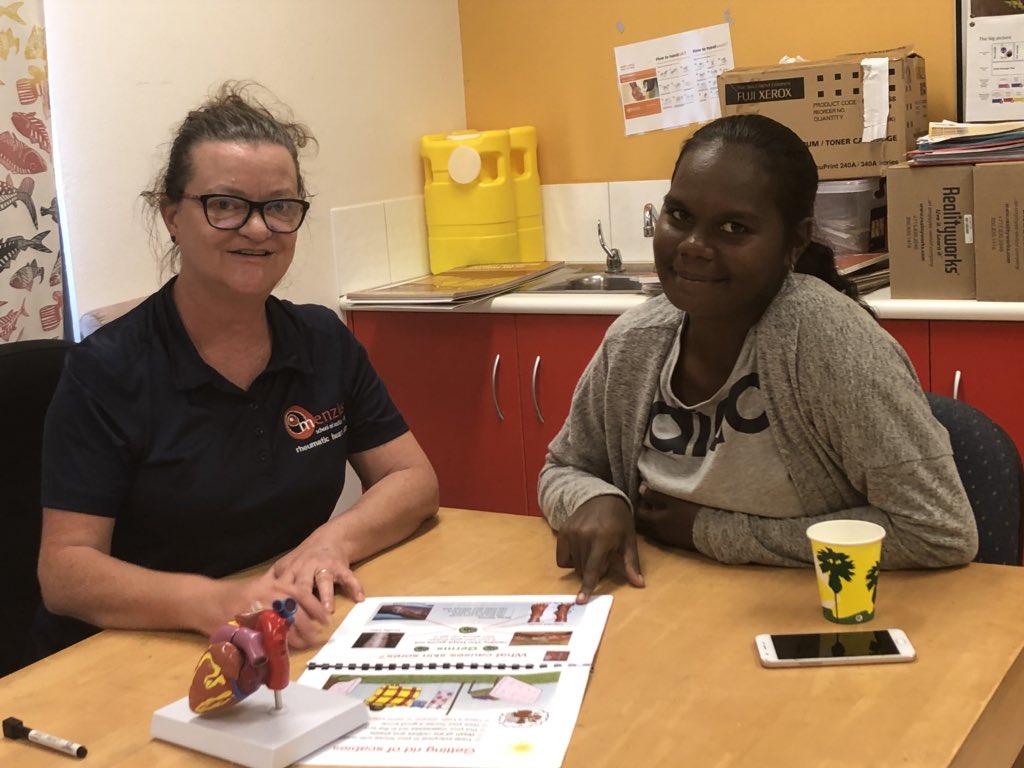 SP Plus fight rheumatic fever (@plusfever) on Twitter photo Learning from each other. Aboriginal Community Worker Segora Babui with project manager Angela Kelly (bad hair day!) Taking it to the community. Learning from each other. Aboriginal Community Worker Segora Babui with project manager Angela Kelly (bad hair day!) Taking it to the community.