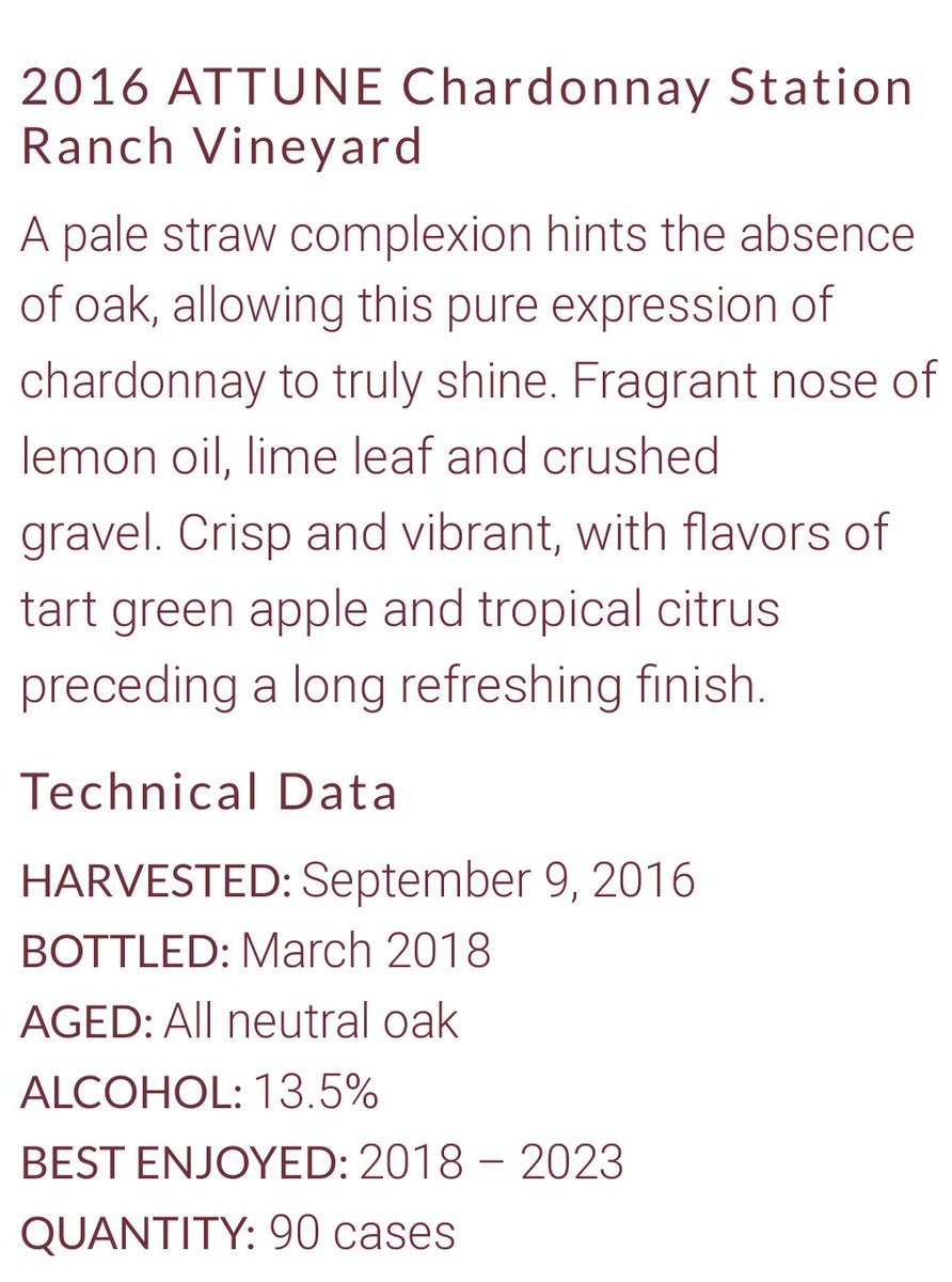 A warm evening on #NationalOysterDay calls for a glass of bright, mineral driven Attune Chardonnay. Limited quantities available at attunewines.com