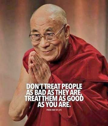 Amrutappawar's tweet photo. #Quote of the week in just one pic
#DalaiLama #twofacepeople #youknowyouareenough #yourgoodness #willkillwrongpeople โ๏ธ#goodmorningeveryone ๐ค https://t.co/T5USOuLkIX