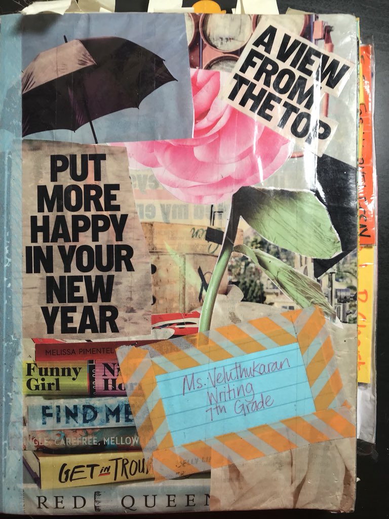 MzDavidV's tweet image. Need ideas for decorating your Writer’s Notebooks for 2018-2019? Here are some of mine from over the years! Part II #writersnotebooks #compositionnotebooks