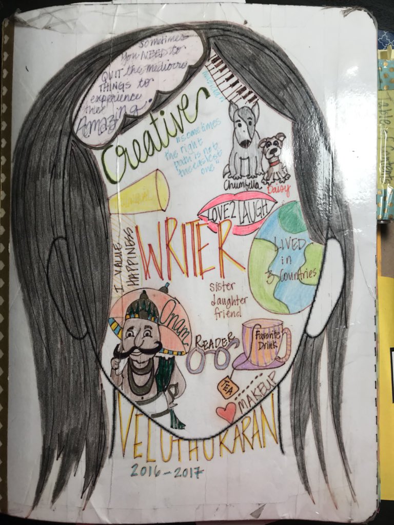 MzDavidV's tweet image. Need ideas for decorating your Writer’s Notebooks for 2018-2019? Here are some of mine from over the years! Part II #writersnotebooks #compositionnotebooks